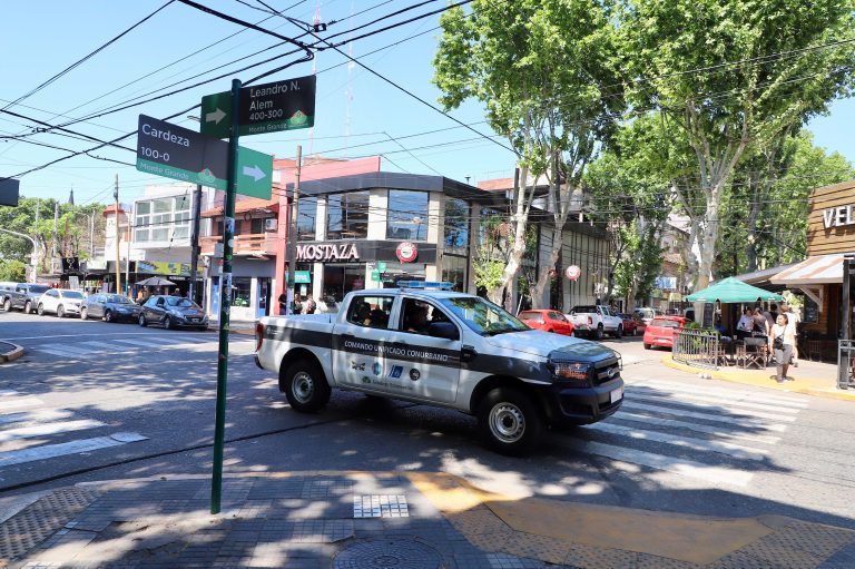 Operativos de seguridad en Monte Grande