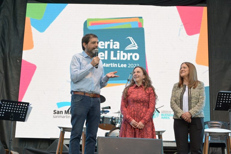 Moreira dio inicio a la segunda Feria del Libro San Martín Lee