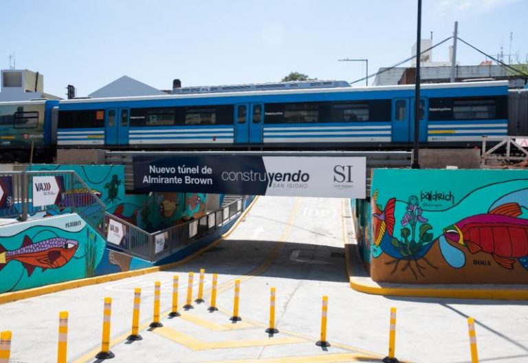 Se habilitó en San Isidro el nuevo túnel de Almirante Brown