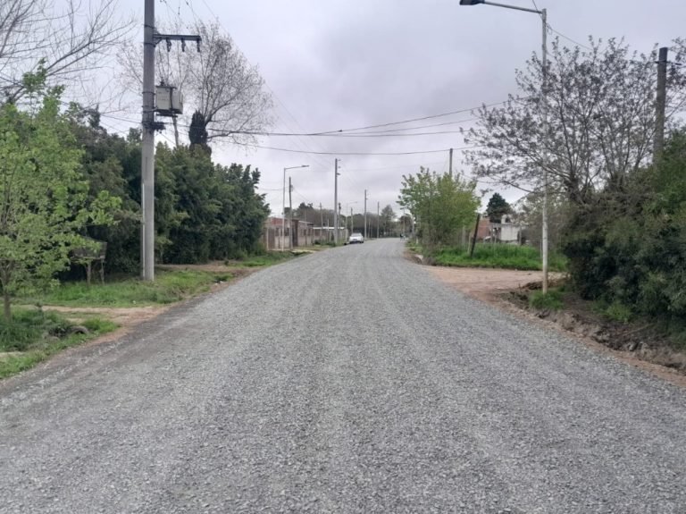 Mejoras en calles de El Roble