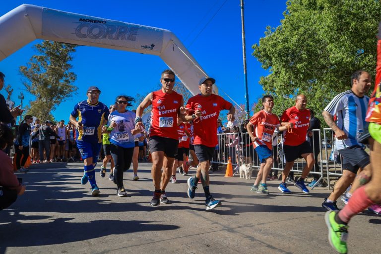 Más de 6 mil personas participaron de la Carrera de Miguel en Moreno