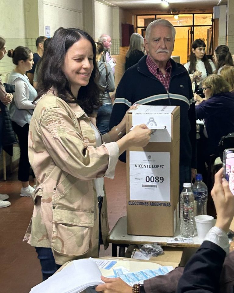 Soledad Martínez votó en Olivos y llamó a “dar vuelta la página del kirchnerismo”