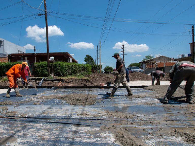 Avanza obra vial Ingeniero Allan