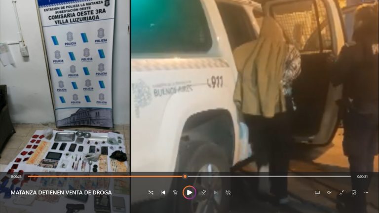 Banda narco desarticulada en La Matanza: hay 3 detenidos