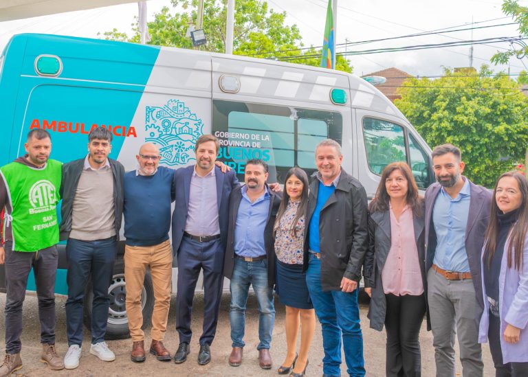 El Hospital Provincial Cordero sumó una nueva ambulancia para San Fernando