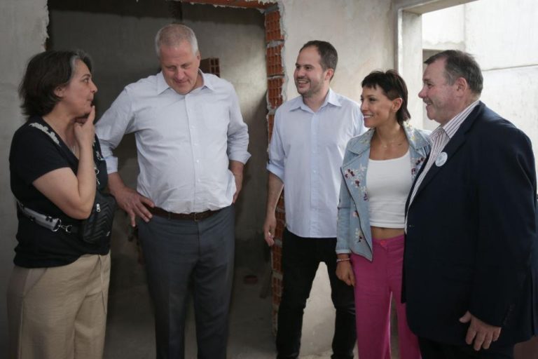 Avanzan en Quilmes las obras de infraestructura escolar en el Barrio Iapi