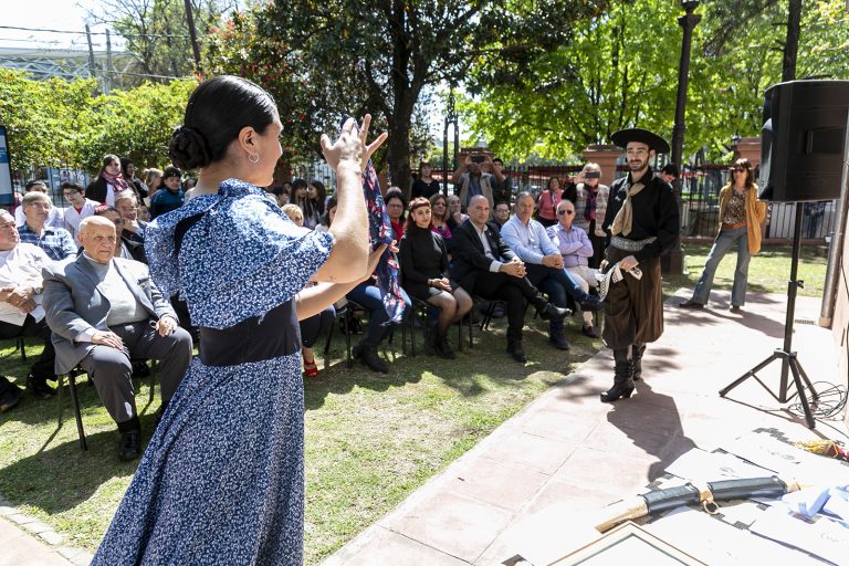 Homenaje de la Asociación Sanmartiniana en Brown