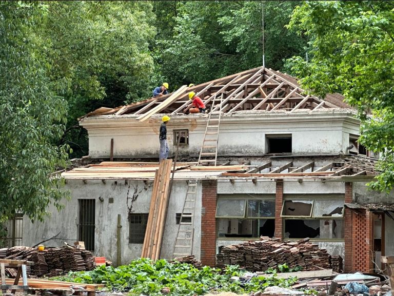 Avanza la construcción del Museo en el Parque Ramón Carrillo