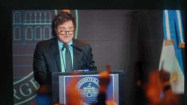 Milei es el nuevo presidente de la Argentina