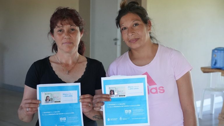 Se realizó un nuevo operativo de entrega de DNI en Merlo