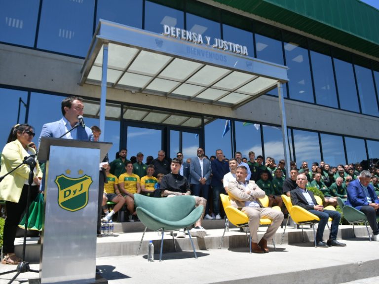Inauguran centro de entrenamiento de Defensa y Justicia