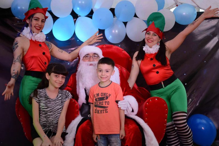Ituzaingó lanzó una campaña para que los chicos se saquen fotos con Papá Noel
