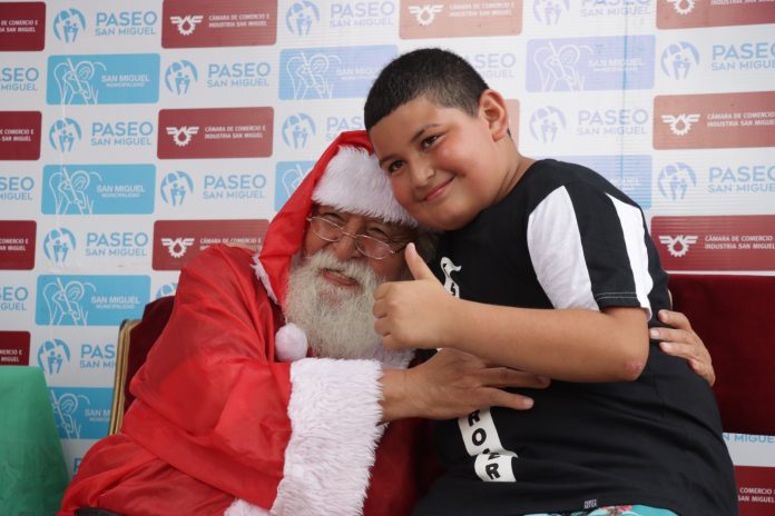 Papa noel en San Miguel