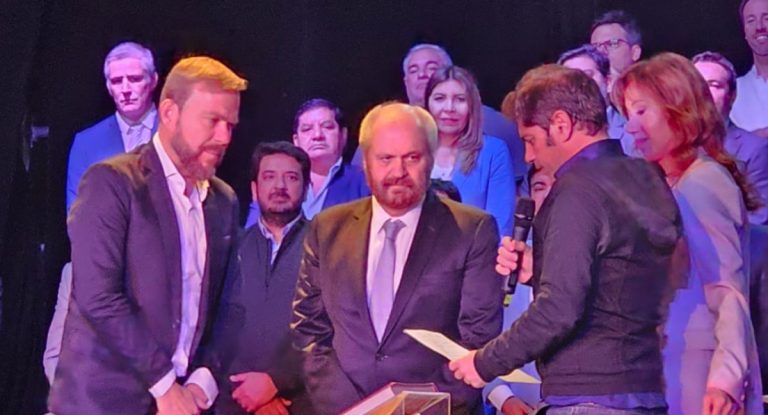 Gastón Granados juró como intendente de Ezeiza