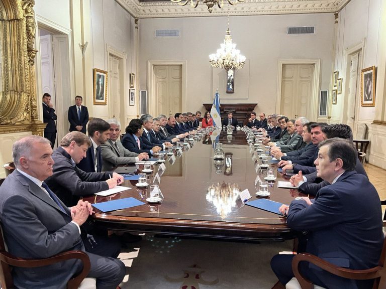 Milei se reunió con los gobernadores en Casa Rosada y hubo “espíritu colaborativo”