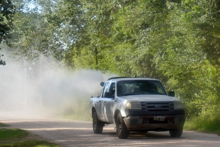 Operativos de fumigación en San Vicente