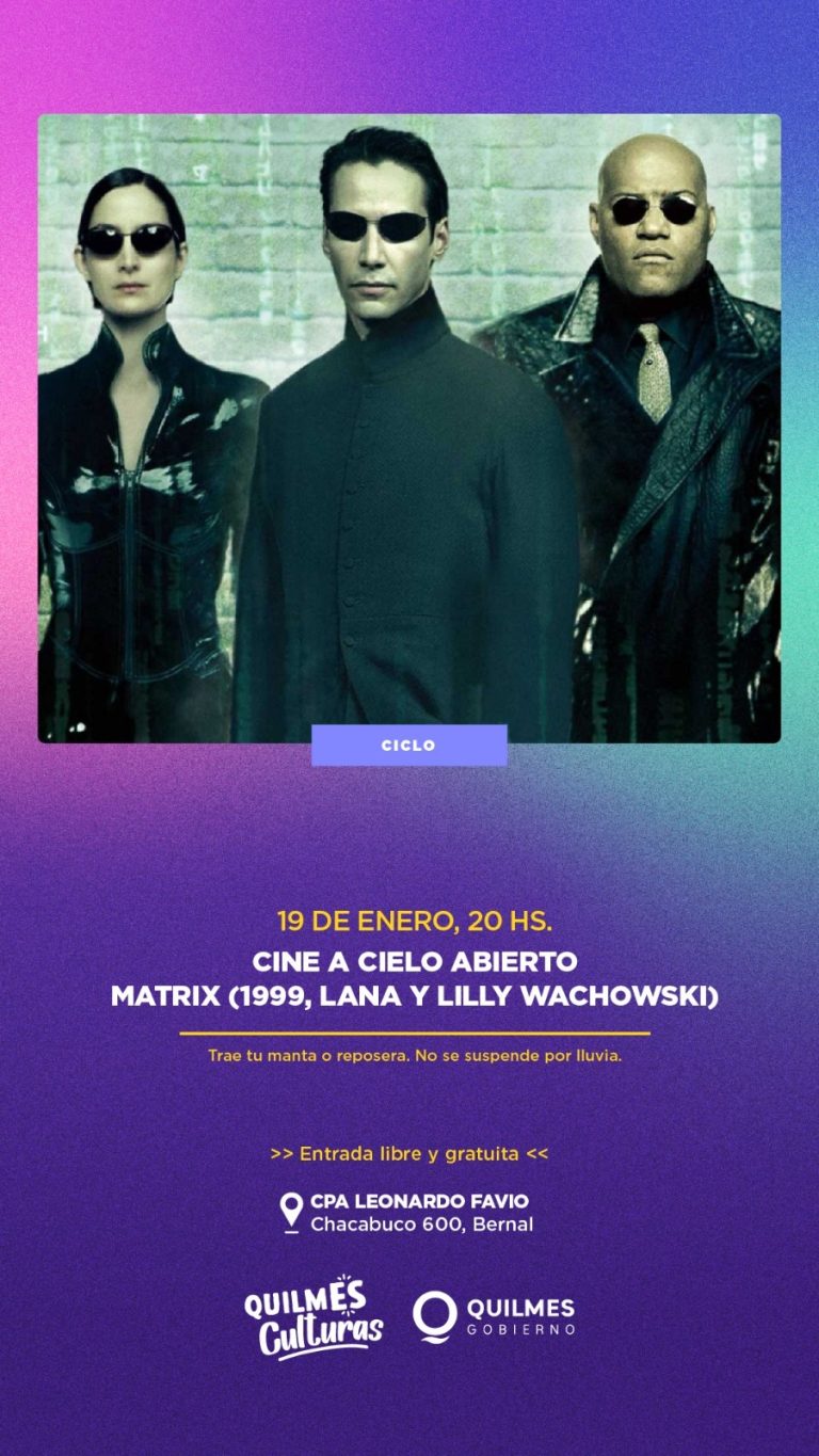 Cine a cielo abierto en Quilmes
