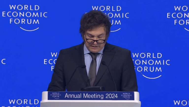 Milei disertó en Davos y aseguró que “Occidente está en peligro”