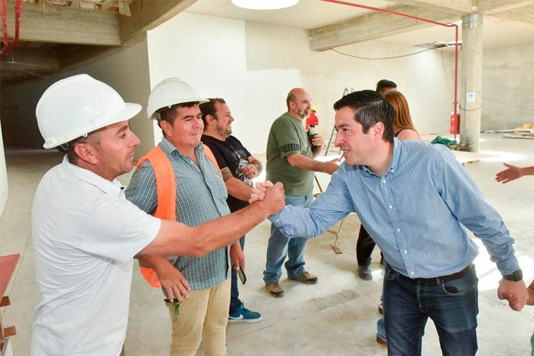 Avanza la obra del nuevo Hospital Universitario de Malvinas Argentinas