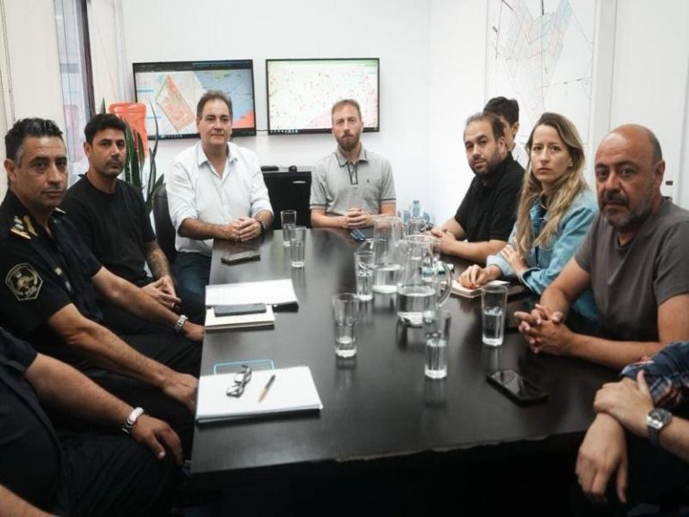 Otermín busca fortalecer el combate al delito en Lomas de Zamora