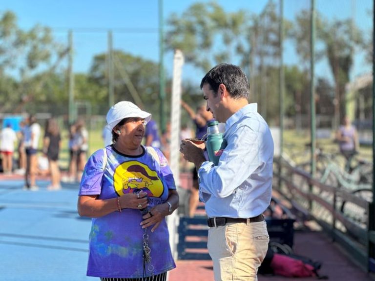 Ramón Lanús acompañó el inicio de la segunda etapa de colonias de verano