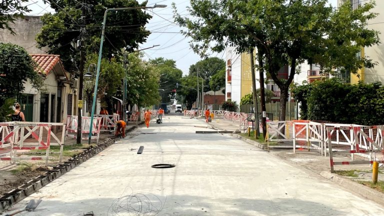 Vicente López sigue renovándose con obras para mejorar el espacio público