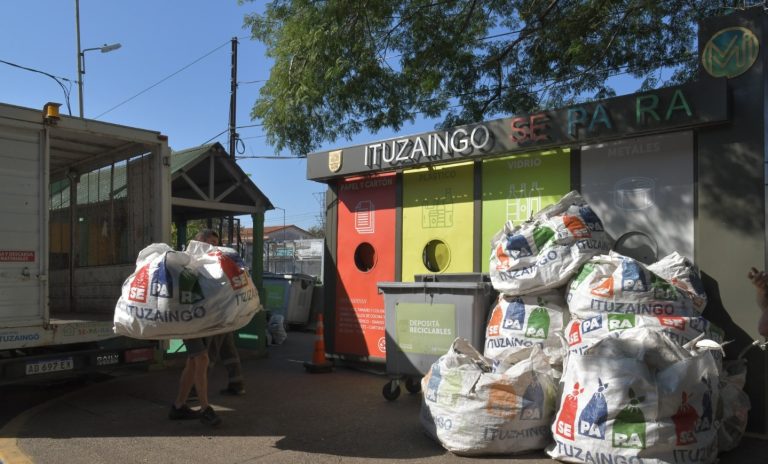 Ituzaingó SePaRa recuperó más de 870 toneladas de residuos durante 2023