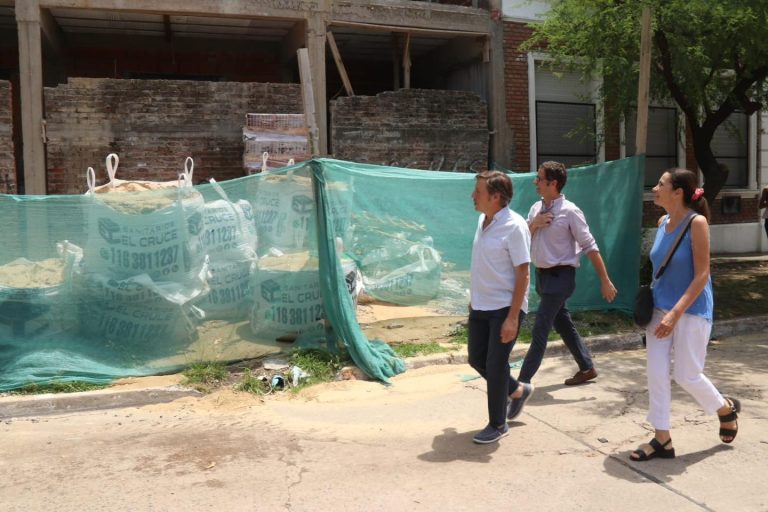 Avanzan las obras en las escuelas de San Miguel