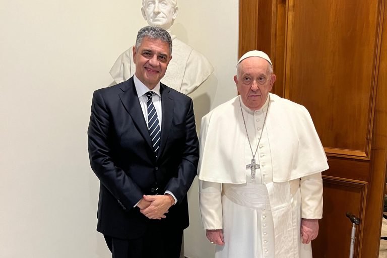 El Papa Francisco recibió a Jorge Macri en El Vaticano