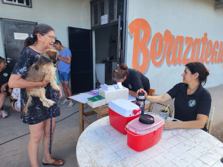 Jornada de vacunación para mascotas en Berazategui