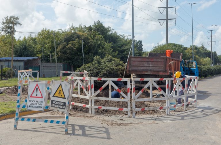 Avanza obra pluvial en Berazategui