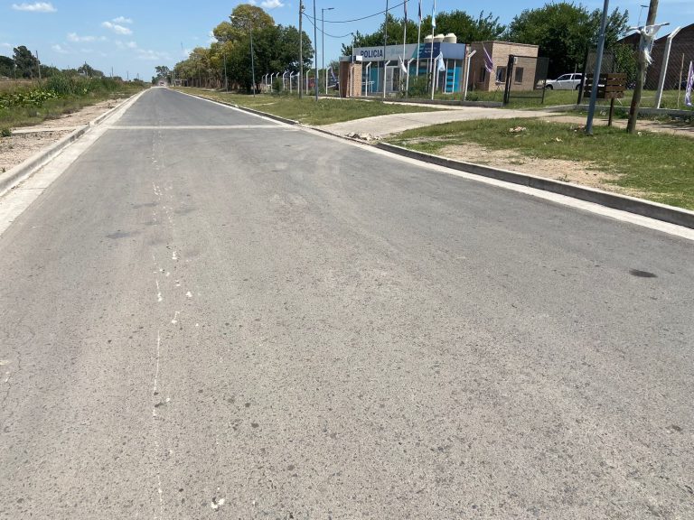 Habilitan pavimentación en Presidente Perón