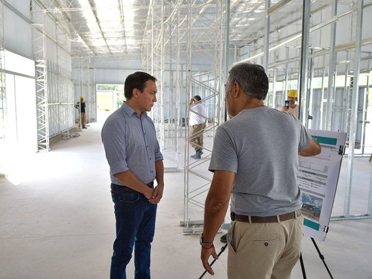 Avanza construcción de Mercado Bonaerense en Varela