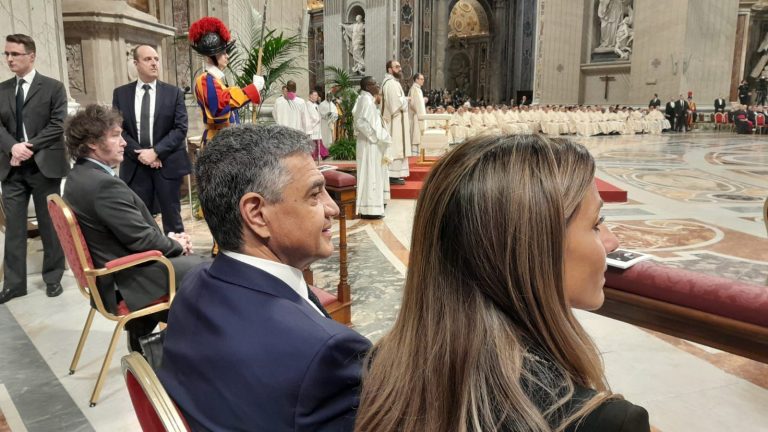 Jorge Macri estuvo presente en el Vaticano para la canonización de Mama Antula