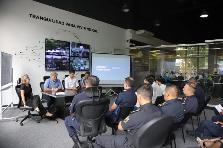 Reunión por seguridad en Esteban Echeverría