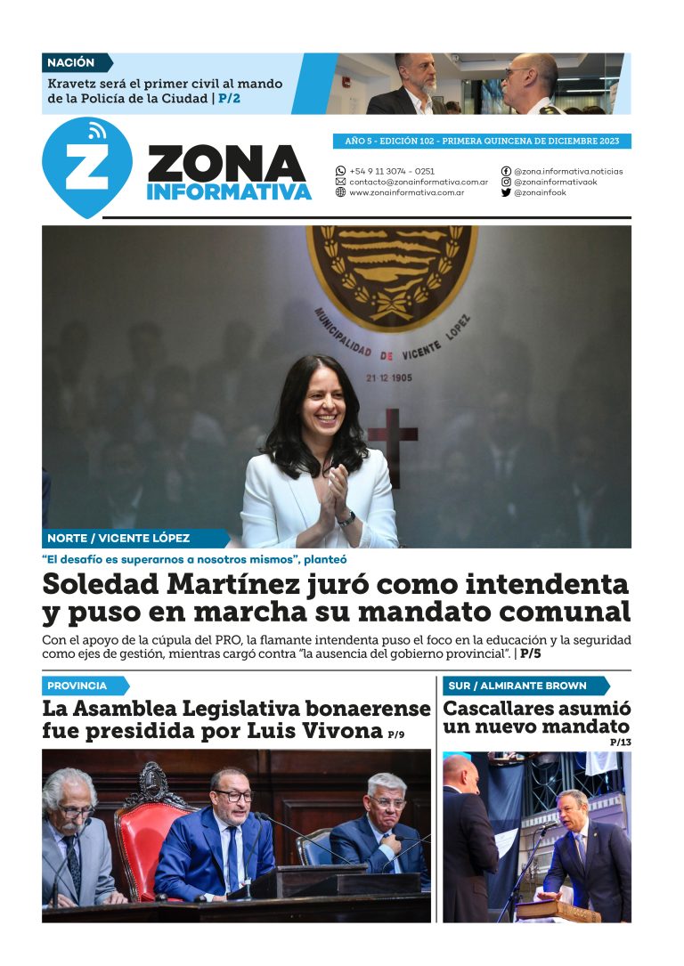Zona Informativa 1° Quincena de Diciembre