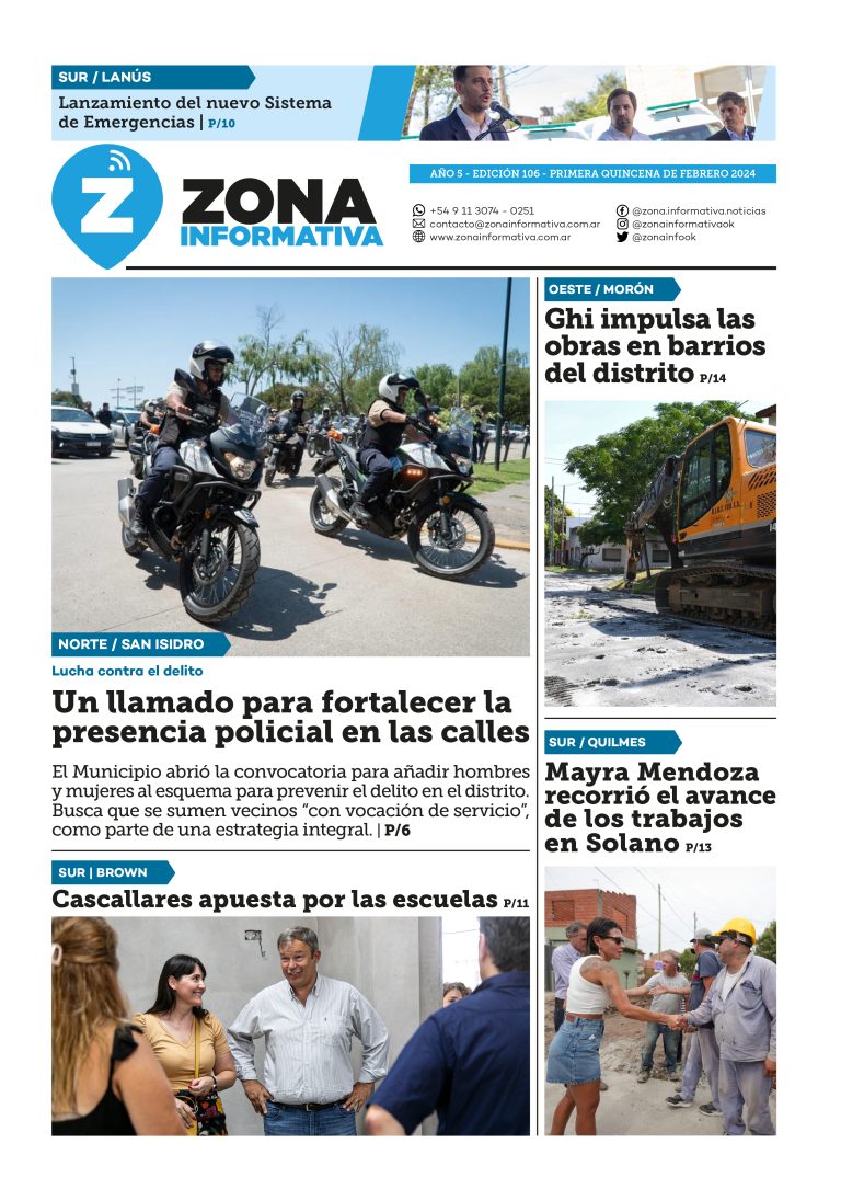 Zona Informativa 1° Quincena de Febrero