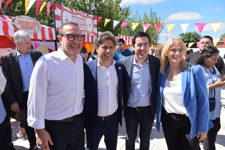 Nardini y Kicillof inauguraron el Jardín de Infantes Nº 931