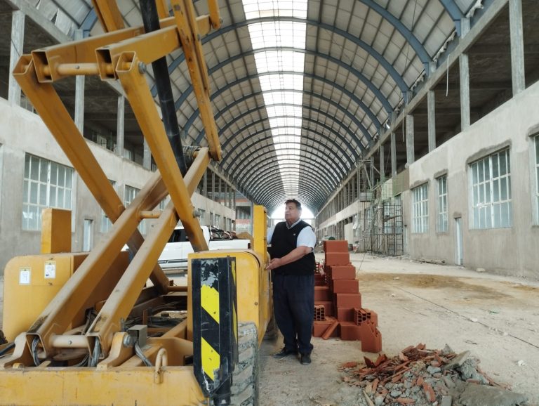 Ishii supervisó los avances en la obra de la Facultad de José C. Paz