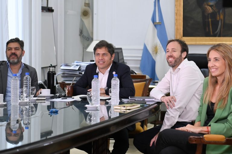 Kicillof dialogó con con la presidenta del Banco de los BRICS, Dilma Rousseff