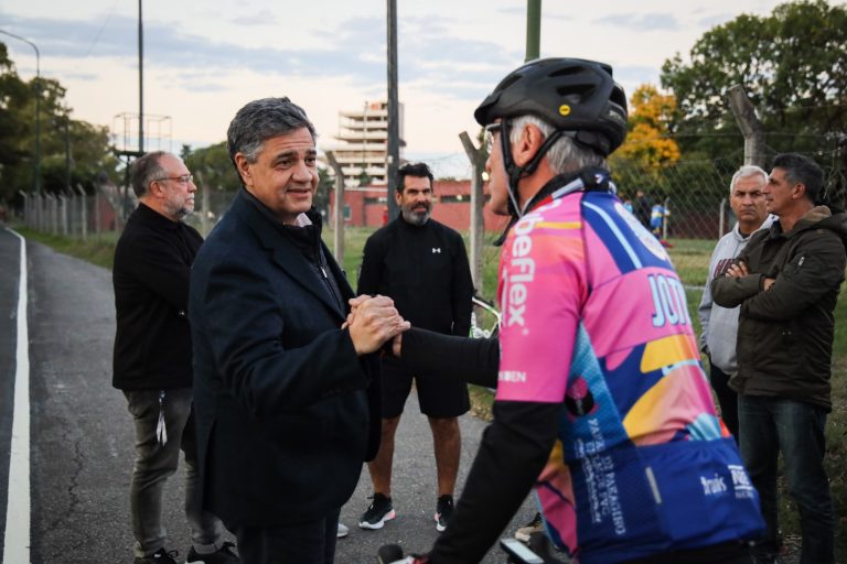 Más de 700 ciclistas usan por día la nueva pista del Parque Sarmiento