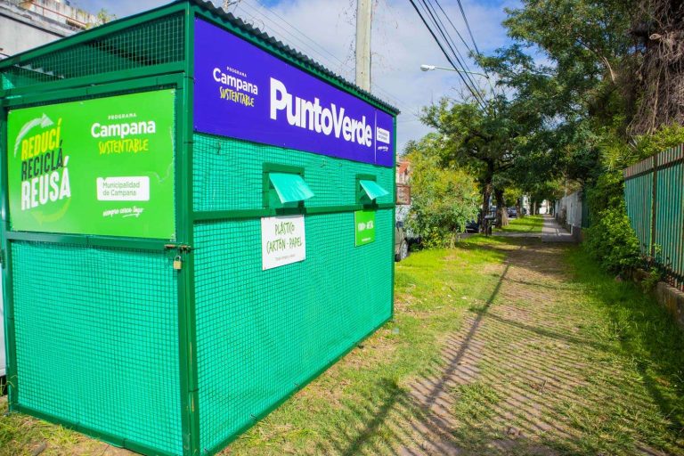 Instalan Punto Verde en Campana