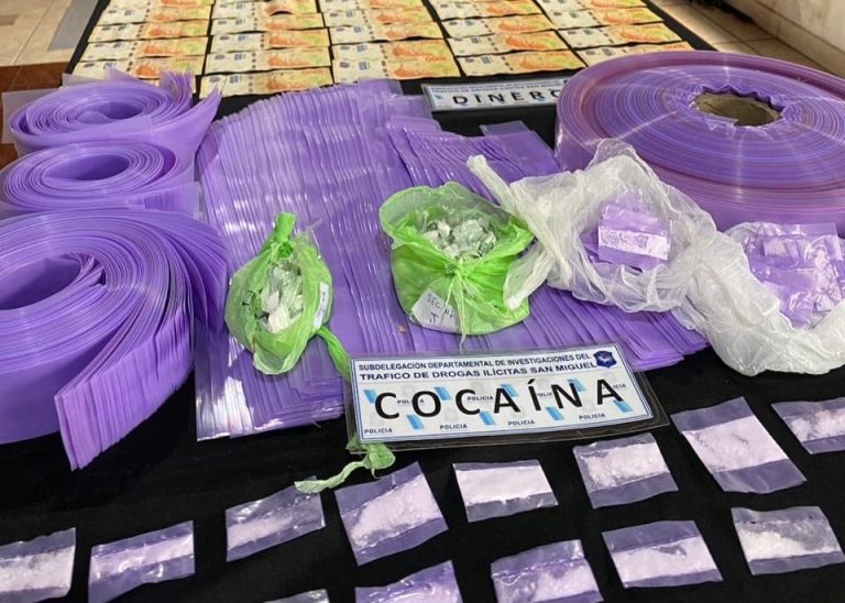 La policía desmanteló un búnker de droga en Ing. Pablo Nogués