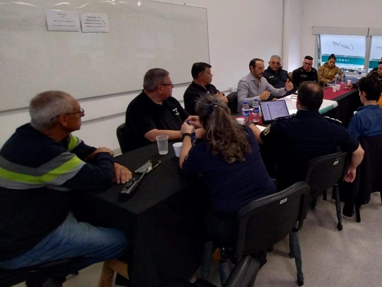 Reunión sobre seguridad en Florencio Varela