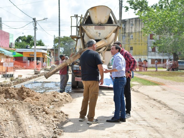 El Municipio retomó obras que frenó Nación
