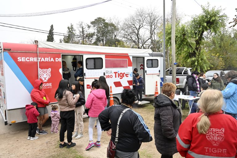 Operativo  de salud en Rincón de Milberg