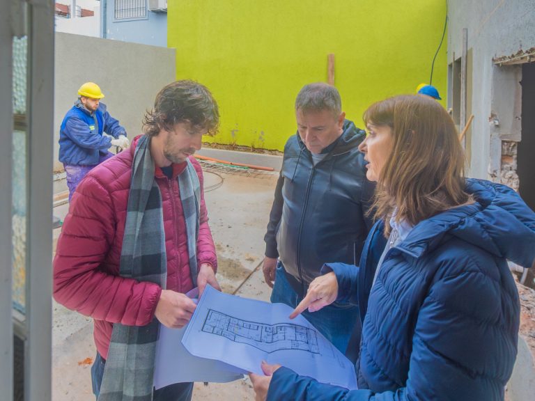 Andreotti recorrió la obra de un nuevo Centro de Atención Temprana para el desarrollo infantil