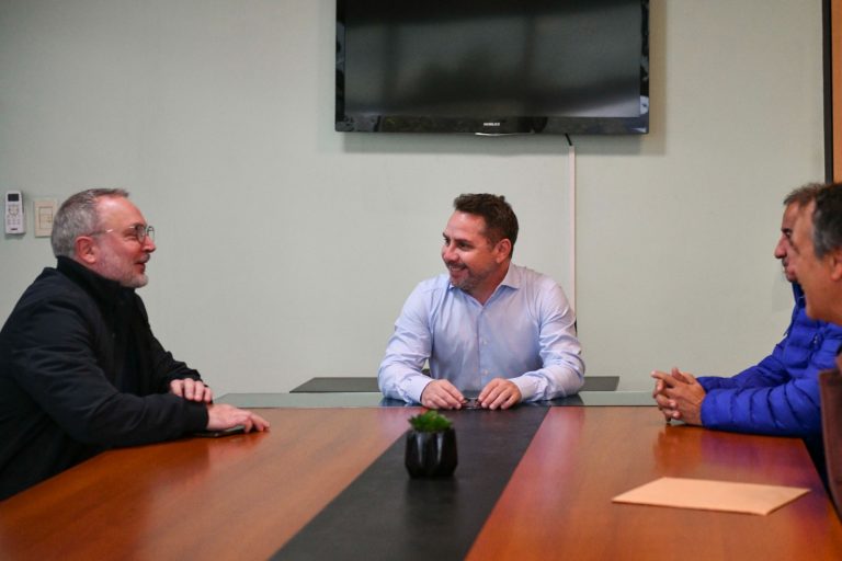 Descalzo y Sabbatella anunciaron obras importantes para Ituzaingó