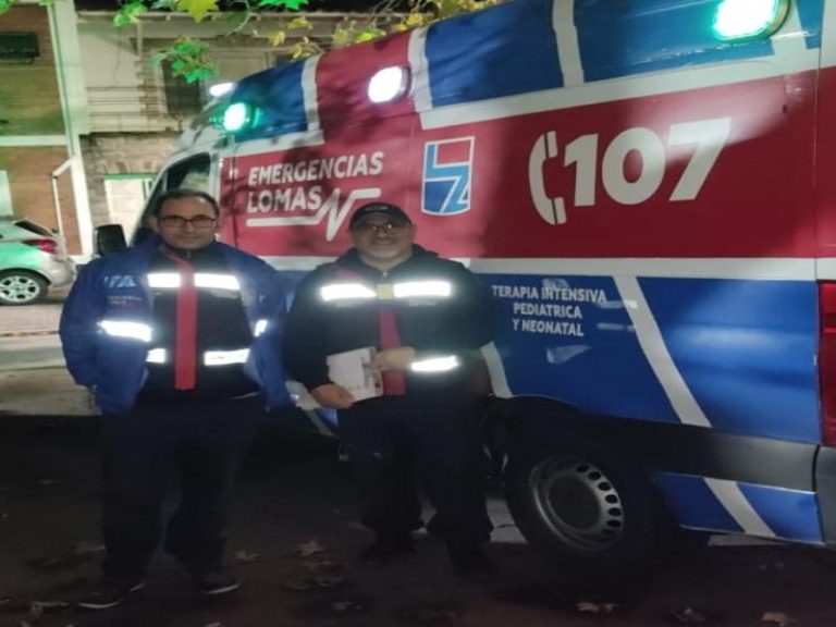Emergencias Lomas revirtió dos paros cardiorrespiratorios y salvó a dos personas