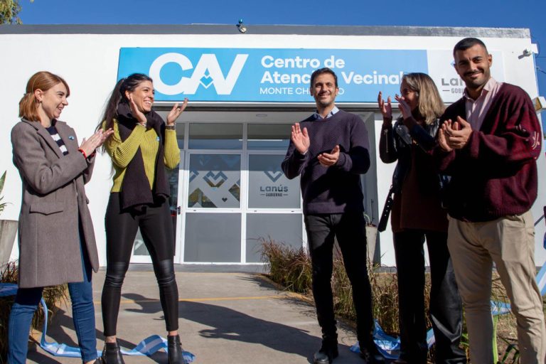 Inauguran centro de atención vecinal en Monte Chingolo